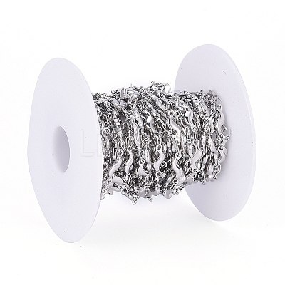 Tarnish Resistant 304 Stainless Steel Link Chains CHS-G014-14P-1