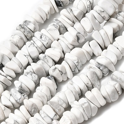 Natural Howlite Beads Strands G-A285-A12-01-1