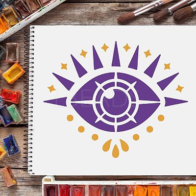 Large Plastic Reusable Drawing Painting Stencils Templates DIY-WH0202-065-1
