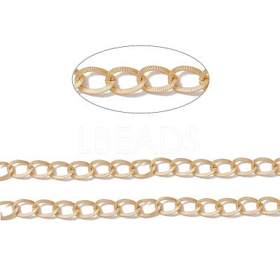 Oval Oxidation Aluminum Curb Chains CHA-G001-02G-1