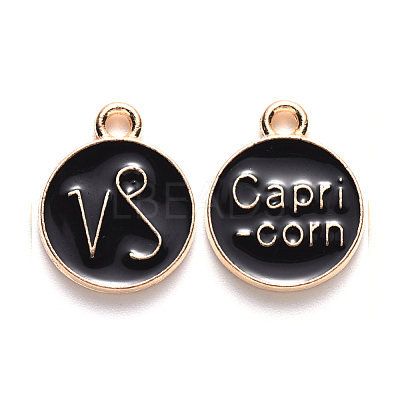 Alloy Enamel Pendants ENAM-S124-01A-08E-1