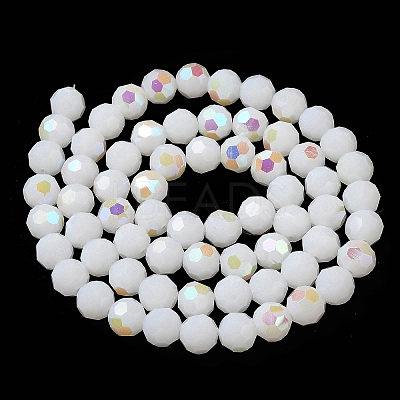 Imitation Jade Glass Beads Strands EGLA-A035-J10mm-L05-1