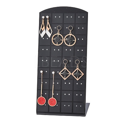 Organic Glass Earring Stands Displays EDIS-E003-2-1