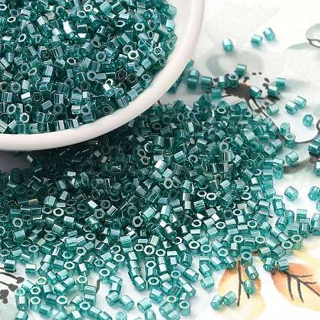 Transparent Colours Luster Glass Seed Beads SEED-S042-20B-07-1