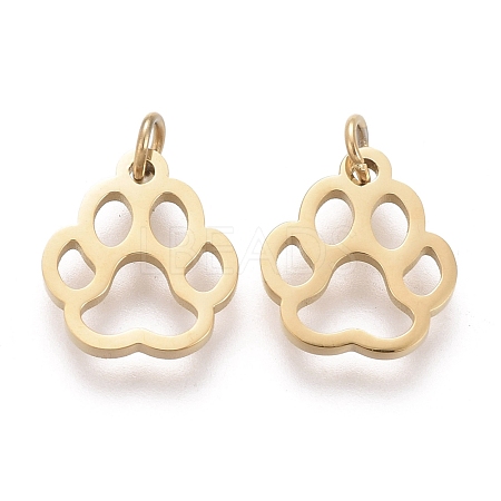 Ion Plating(IP) 304 Stainless Steel Pet Charms STAS-H100-26G-1