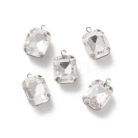 Rhinestone Pendants RGLA-P038-02P-06-1