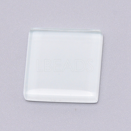 Transparent Glass Cabochons GLAA-WH0018-90C-1