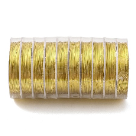 10 Rolls Round Copper Wire CWIR-C003-01C-G-1