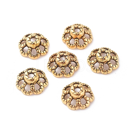 Tibetan Style Bead Caps LS-GLF0761Y-1