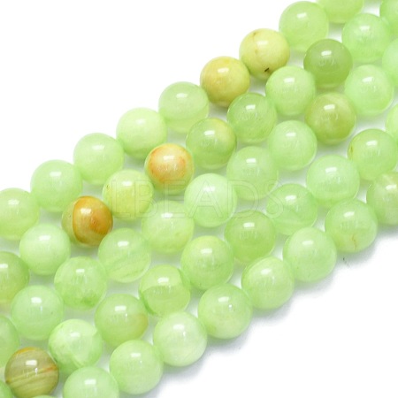 Natural White Jade Beads Strands G-K310-C14-12mm-1