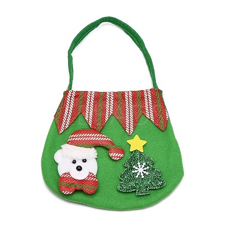 Christmas Non-woven Fabrics Candy Bags Decorations ABAG-I003-04B-1