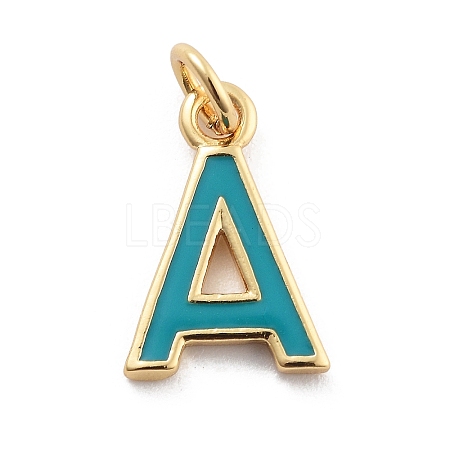 Rack Plating Brass Pendants KK-C065-03A-G-1
