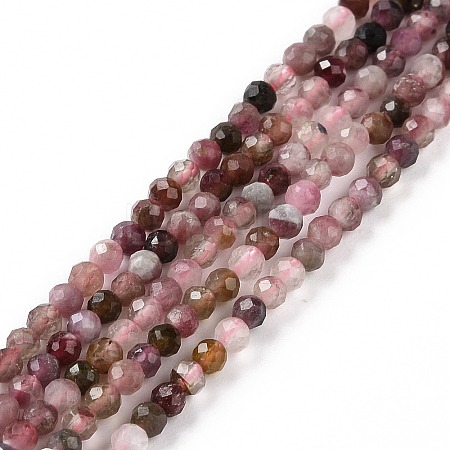 Natural Tourmaline Beads Strands G-P488-01B-1