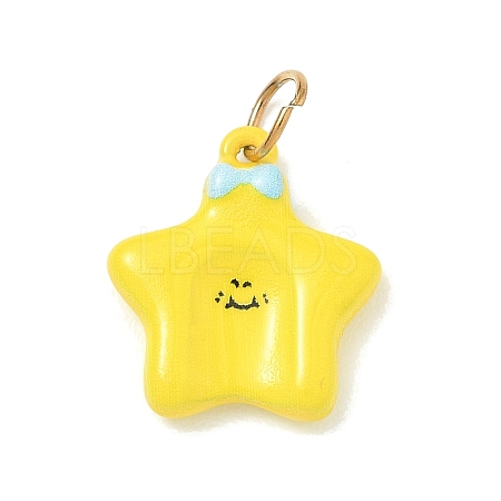 304 Stainless Steel Enamel Pendants SA-CBA5B21-04G-1