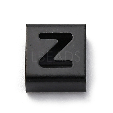 Ion Plating(IP) 304 Stainless Steel Square Slide Charms STAS-L132-18Z-B-1
