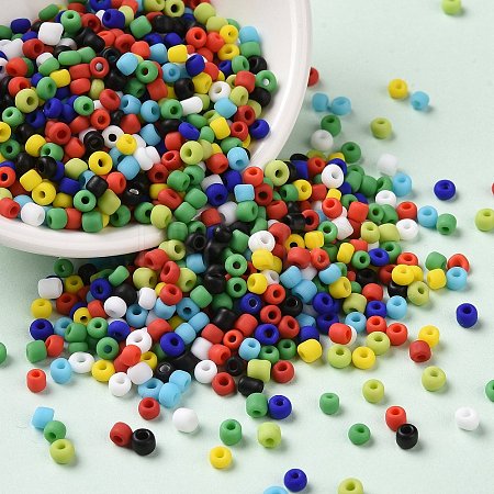 Opaque Glass Seed Beads SEED-A030-01A-1