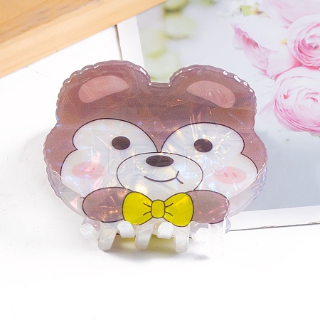 Cute Animal Cellulose Acetate Claw Hair Clips PW-WG61762-04-1