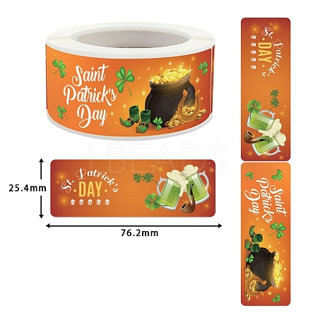 Saint Patrick's Day Theme PET Waterproof Self Adhesive Stickers PW-WG32274-02-1