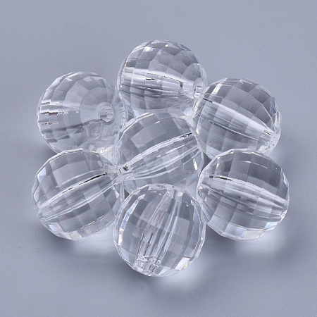 Transparent Acrylic Beads TACR-Q254-14mm-V01-1