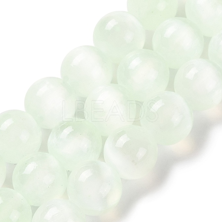 Natural Selenite Beads Strands G-C142-01A-06-1