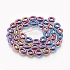 Electroplated Non-magnetic Synthetic Hematite Bead Strand G-E498-11A-2
