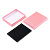 Rhombus Textured Cardboard Jewelry Boxes CBOX-T006-01E-4