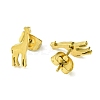 Cute Little Animal Theme 304 Stainless Steel Stud Earrings LS-EJEW-B041-04H-G-2