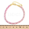 4MM Braided Nylon Cord Bracelets FIND-A057-01G-19-4