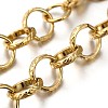 304 Stainless Steel Rolo Chains Necklaces X-NJEW-O051-02G-1