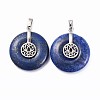 Natural Lapis Lazuli Pendants G-F640-B08-2