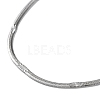 304 Stainless Steel Flat Snake Chain Necklaces for Women NJEW-D058-04P-2