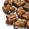 Natural Picture Jasper Pendants G-B127-02P-04-1