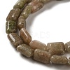 Natural China Unakite Beads Strands G-G085-A27-01-3