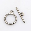 Tibetan Style Toggle Clasps X-TIBE-A12208-B-NR-1