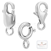 9Pcs 9 Style 925 Sterling Silver Clasps STER-BBC0001-17A-1