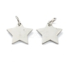 Tarnish Resistant (Defective Closeout Sale: Scratches)304 Stainless Steel Charms STAS-XCP0001-34-2