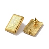 304 Stainless Stud Earring Findings STAS-M314-02A-G-2