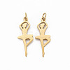 Ion Plating(IP) 316 Surgical Stainless Steel Pendants STAS-N097-082-NR-1