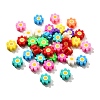 Handmade Polymer Clay Beads CLAY-R006-06-1