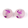Luminous Frosted Acrylic Beads FACR-T008-02J-2