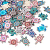  48Pcs 12 Styles Alloy Enamel Connector Charms FIND-TA0003-64-11