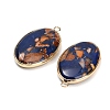 Dyed Synthetic Imperial Jasper Pendants GG-CBAA20A-04G-02-2