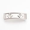 Tarnish Resistant 201 Stainless Steel Slide Charms STAS-R092-62-1