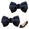 Polyester Bowknot Shoe Decorations AJEW-WH0323-25F-1