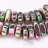 Electroplated Non-magnetic Synthetic Hematite Beads Strands G-P367-G-3