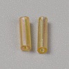 300Pcs Transparent Glass Round Bugle Beads GLAA-WH0015-74J-2
