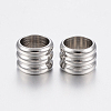 Tarnish Resistant 201 Stainless Steel Beads STAS-E149-18P-1