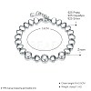 925 Sterling Silver Charm Bracelets BJEW-BB32763-6