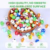 20Pcs Mushroom Silicone Focal Beads JX901A-5