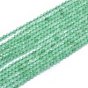 Natural Green Agate Beads Strands G-G792-41-1